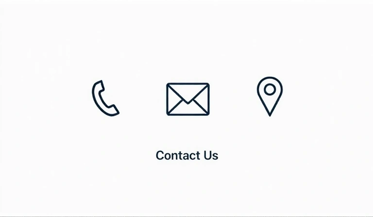 Contact information icons